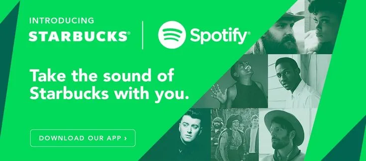 Starbucks x Spotify collaboration
