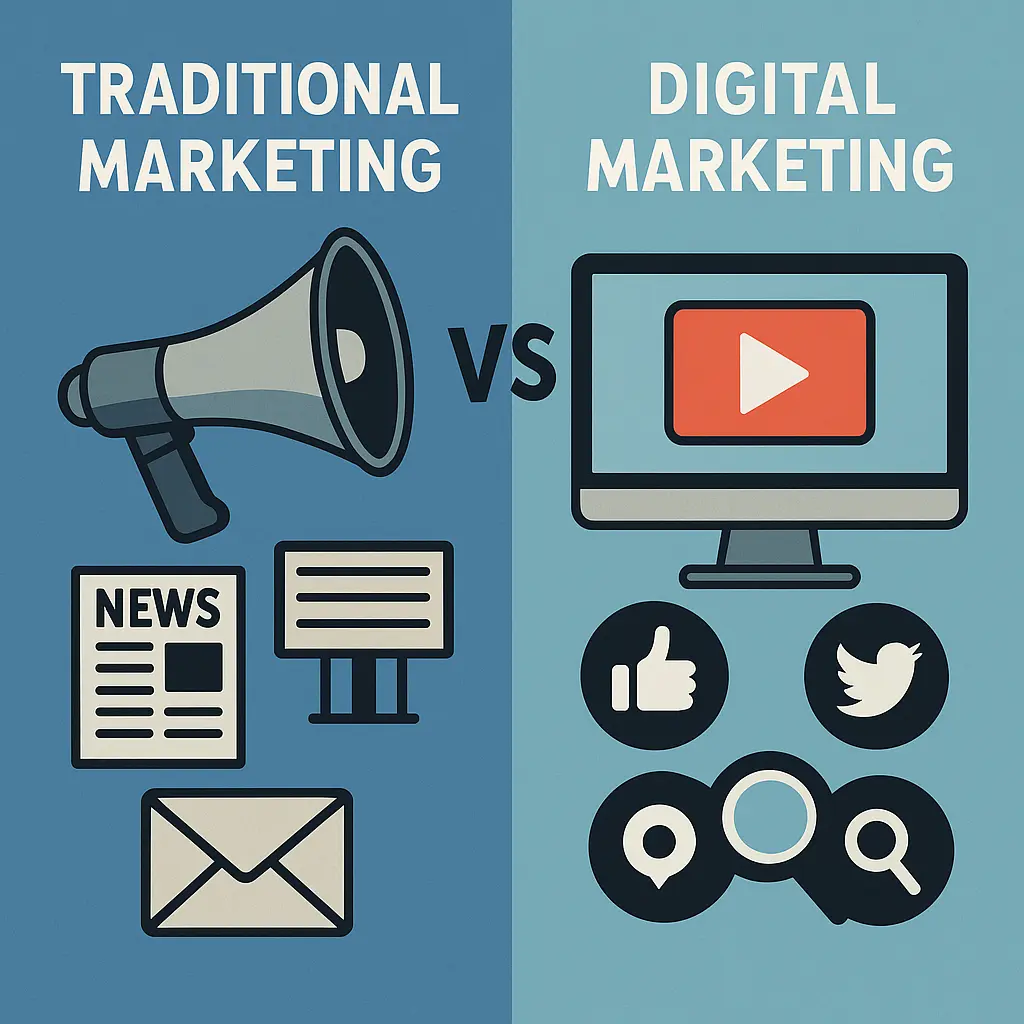 digital marketing and traditional marketing