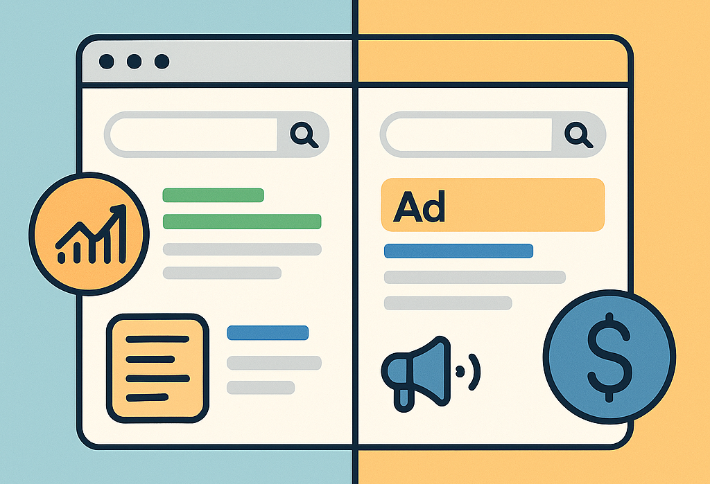 paid vs natural search