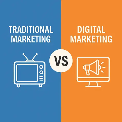 Traditional Marketing vs Digital Marketing