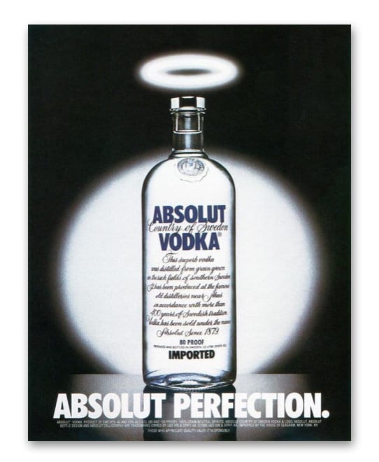 Absolut Vodka – Absolut Bottle ad 
